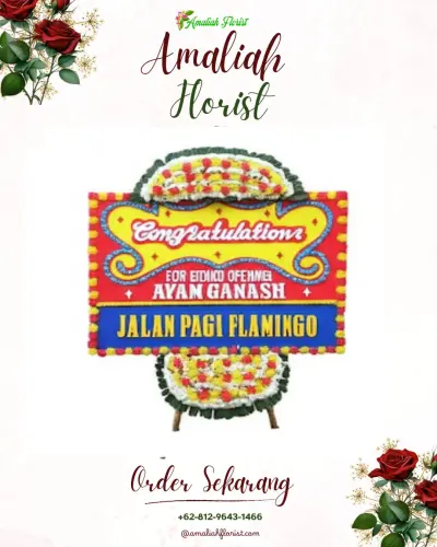 Bunga Papan Congratulation di Tafure